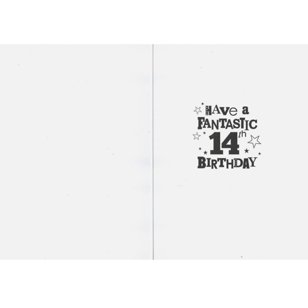 BURSDAGSKORT 14 ÅR - INNSIDE