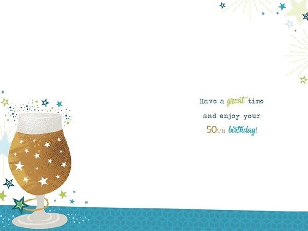 GRATULASJONSKORT ØLGLASS 50 ÅR - INNSIDE