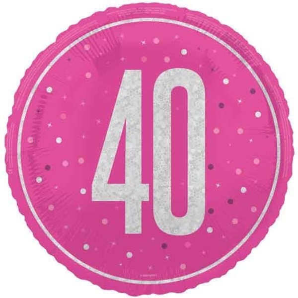 ROSA FOLIEBALLONG 40 ÅR