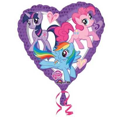 MY LITTLE PONY HJERTEFORMET FOLIEBALLONG