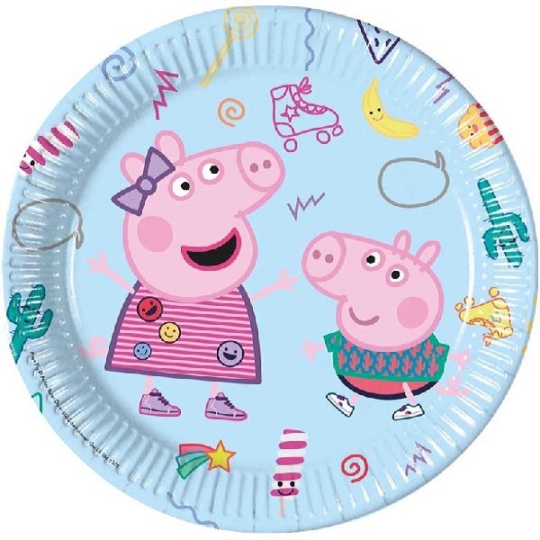 PEPPA GRIS TALLERKENER