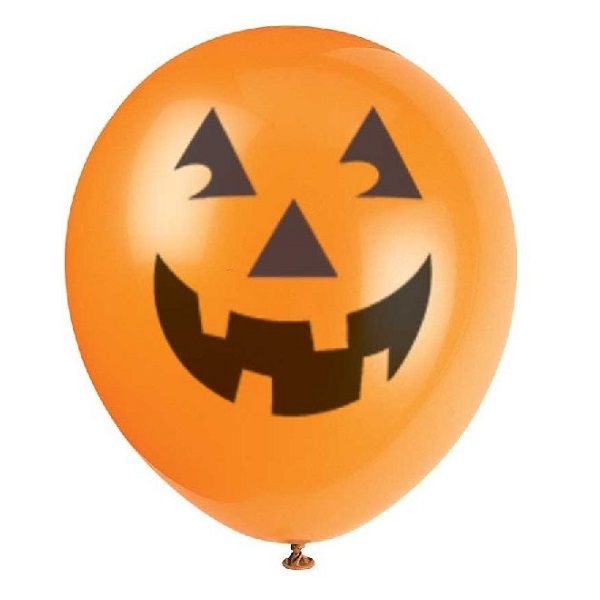 GRESSKAR HALLOWEEN BALLONGER (6-pk)