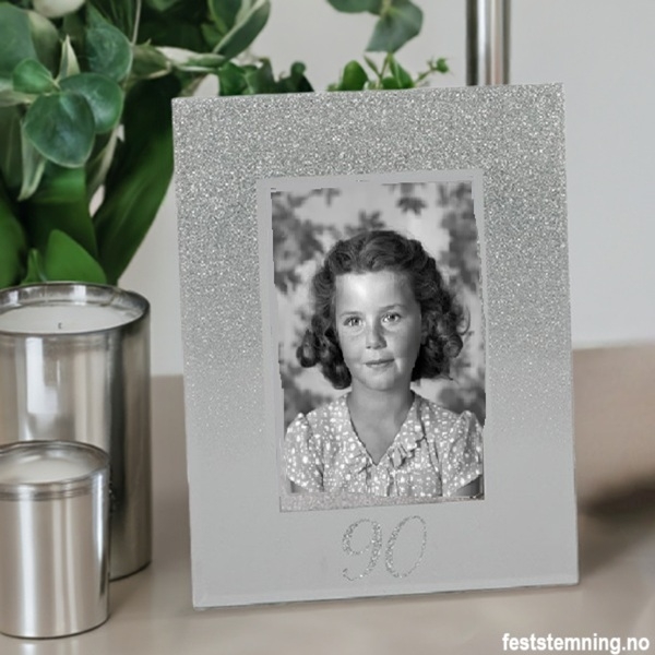 BILDERAMME 90 - GAVE 90 ÅR (illustrasjonsbilde)