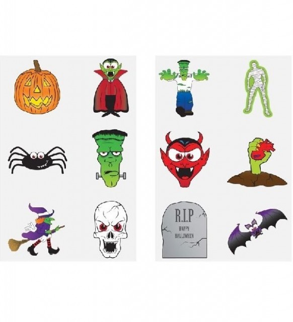 HALLOWEEN MINI TATOVERINGER