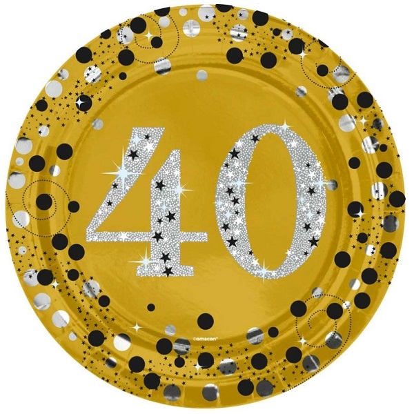 GULLFARGEDE PAPPTALLERKENER 40 ÅR