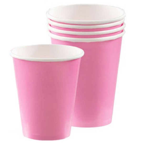 ROSA PAPPKOPPER (8-pk)