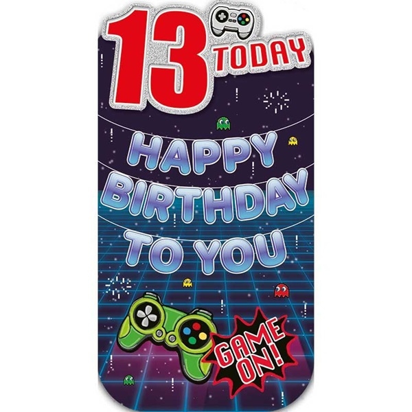 GAMING BURSDAGSKORT 13 ÅR