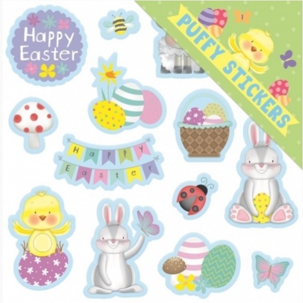 PÅSKE PUFFY SKUMKLISTREMERKER