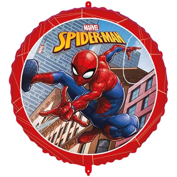 SPIDER MAN FOLIEBALLONG (rund)