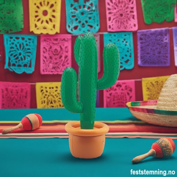 OPPBLÅSBAR KAKTUS (illustrasjonsbilde)