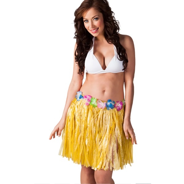 HAWAII SKJØRT - GUL