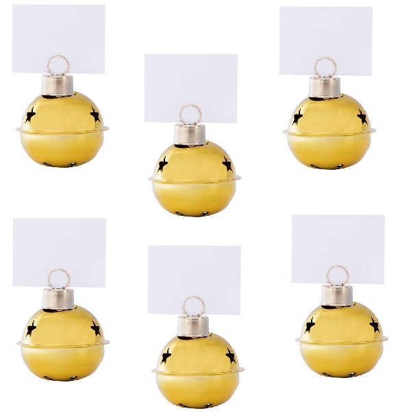 GULLFARGET JULEBJELLER BORDKORTHOLDERE