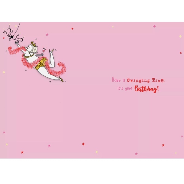 HUMOR BURSDAGSKORT 40 ÅR - BORN TO BE WILD! (innside)