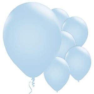 LYS PERLEBLÅ BALLONGER