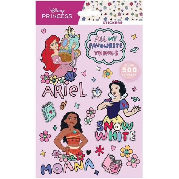 DISNEY PRINSESSER KLISTREMERKER (500 stk)