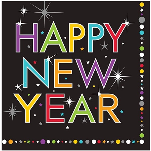 SERVIETTER TIL NYTTÅRSAFTEN