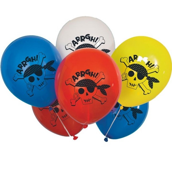 PIRAT BALLONGER 8-pk