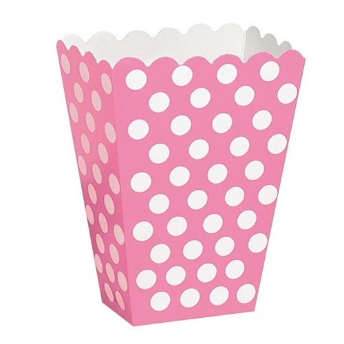 ROSA POLKA DOT GODTEBOKSER (8-pk)