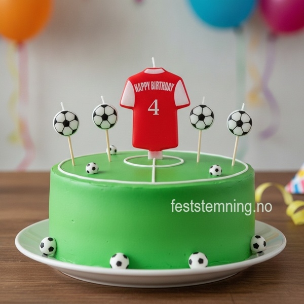 FOTBALLDRAKT KAKELYS (illustrasjonsbilde med rød/hvit drakt)