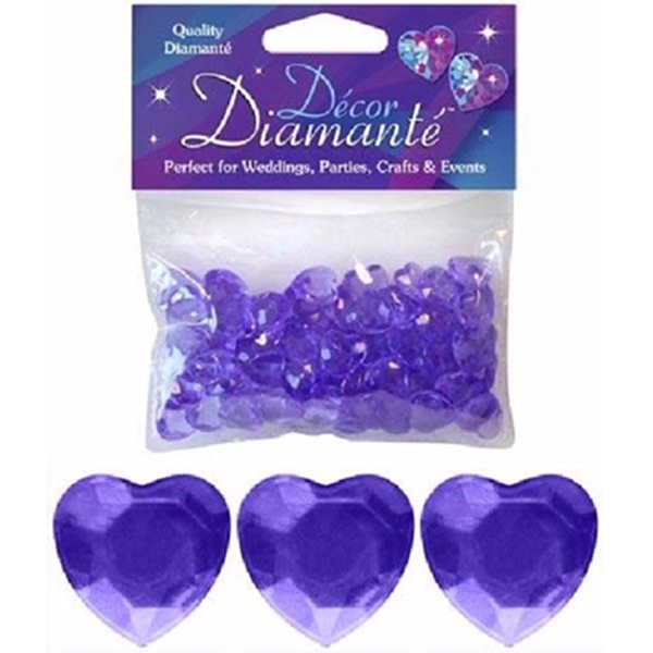 LILLA DIAMANT BORDPYNT- HJERTEFORMET (12mm)