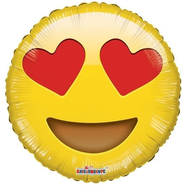 EMOJI IN LOVE FOLIEBALLONG