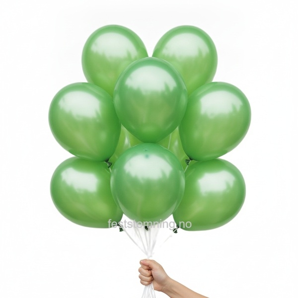 PERLE LIMEGRØNNE BALLONGER