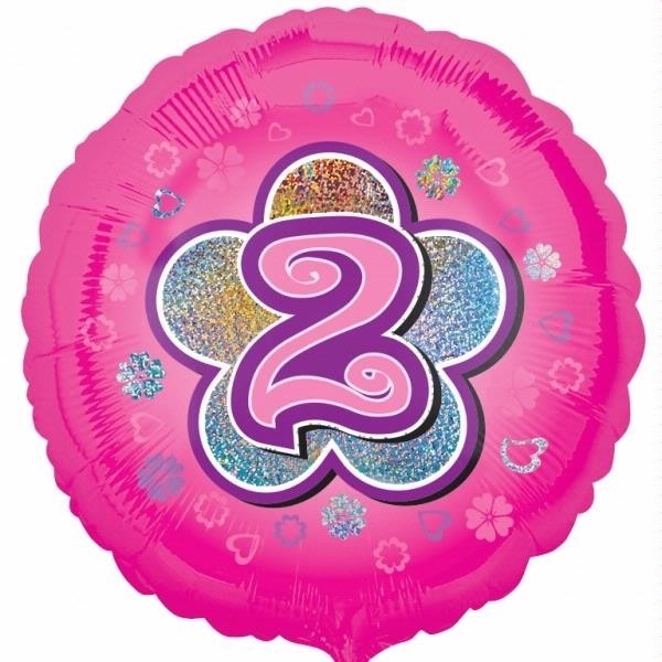 ROSA FOLIEBALLONG 2 ÅR - type 2