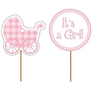 IT´S A GIRL PYNT TIL CUPCAKE / MUFFINS / KAKE