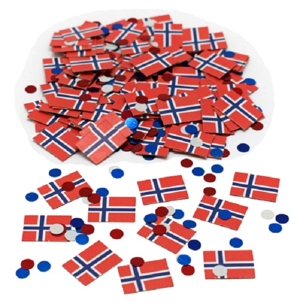 NORSKE FLAGG KONFETTI / 17. MAI KONFETTI