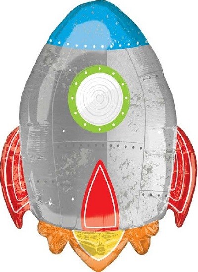 BLAST OFF SUPERSHAPE FOLIEBALLONG