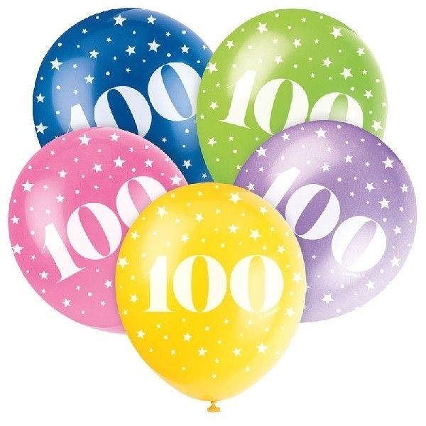 FARGERIKE BALLONGER TIL 100-ÅRSDAG