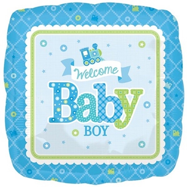 WELCOME BABY BOY FOLIEBALLONG