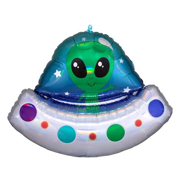 ALIEN UFO SUPERSHAPE FOLIEBALLONG