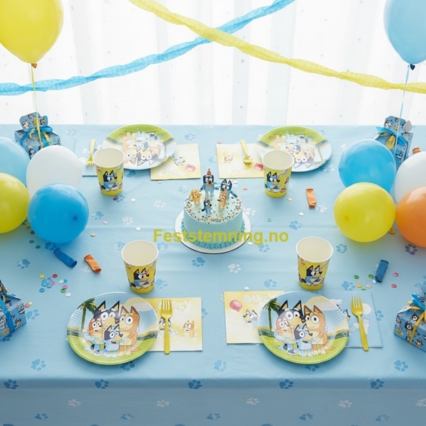 BLUEY BURSDAG (illustrasjonsbilde)