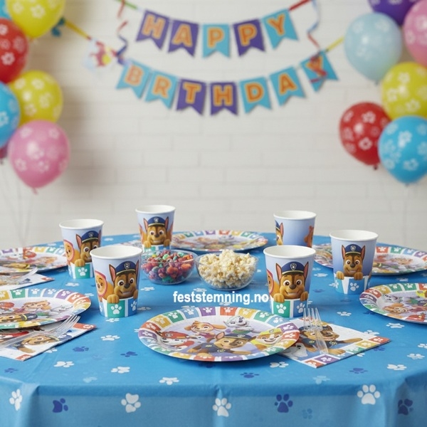 PAW PATROL BURSDAG (illustrasjonsbilde)