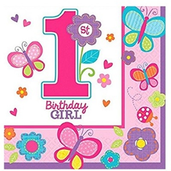 SERVIETTER TIL 1-ÅRSDAG