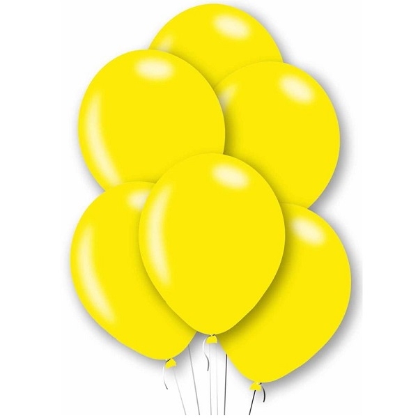 GULE BALLONGER (10-pk)