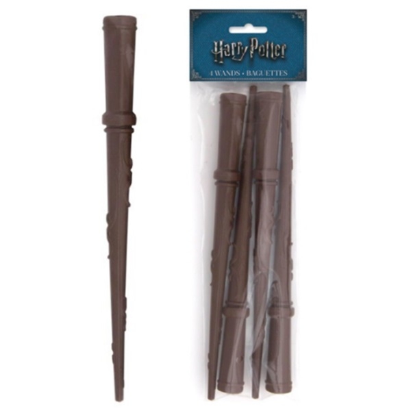 HARRY POTTER TRYLLESTAVER (4-pk)