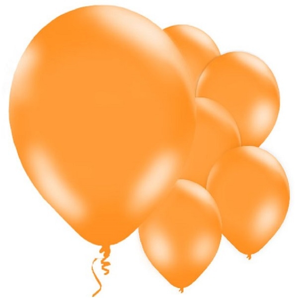 ORANGE BALLONGER TIL BURSDAG OG FEST