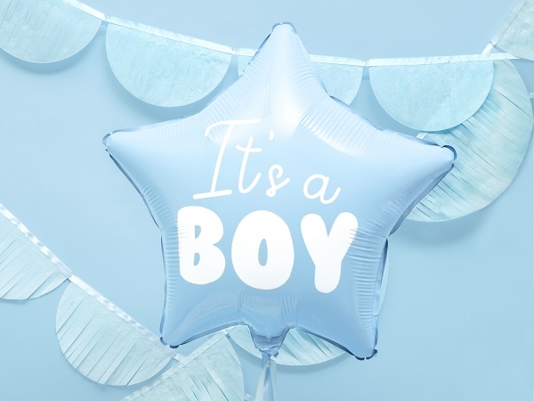 IT´S A BOY STJERNEFORMET FOLIEBALLONG