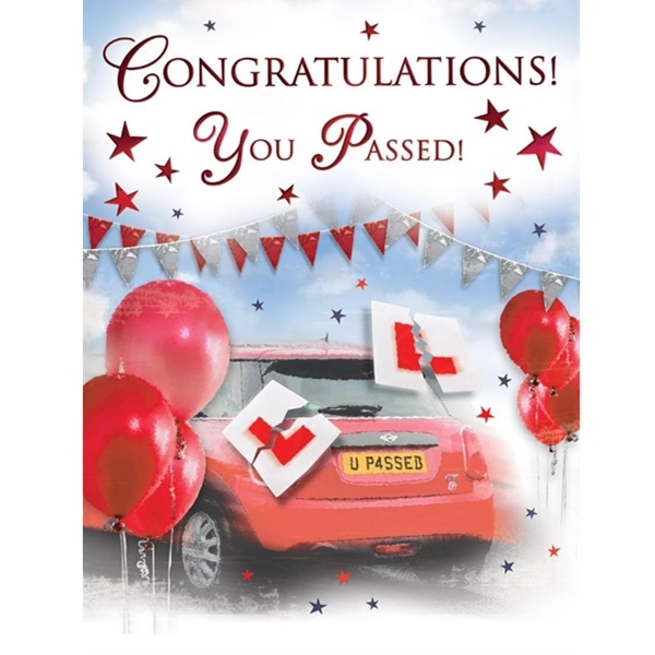 FØRERKORT GRATULASJONSKORT (type 2)