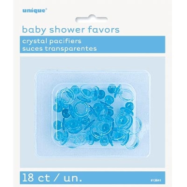 BLÅ BABY PYNTESMOKKER (16-pk)