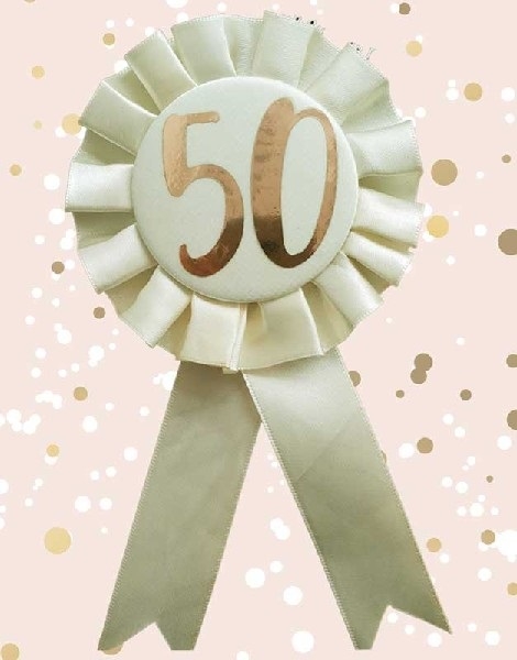 BUTTON TIL 50-ÅRSDAG