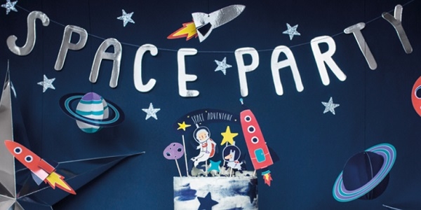 SPACE PARTY BANNER