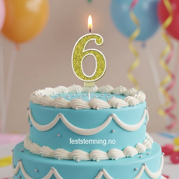 GULLFARGET KAKELYS 6 (type 2)