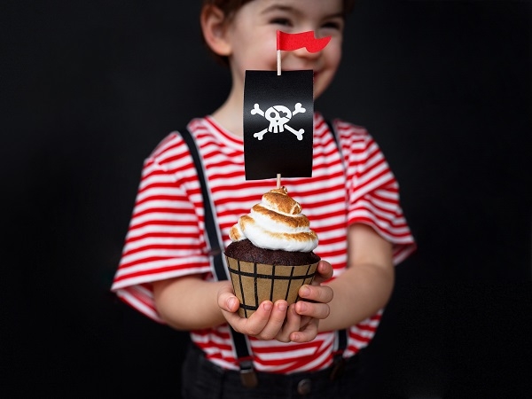 PIRAT CUPCAKE KIT - illustrasjonsbilde