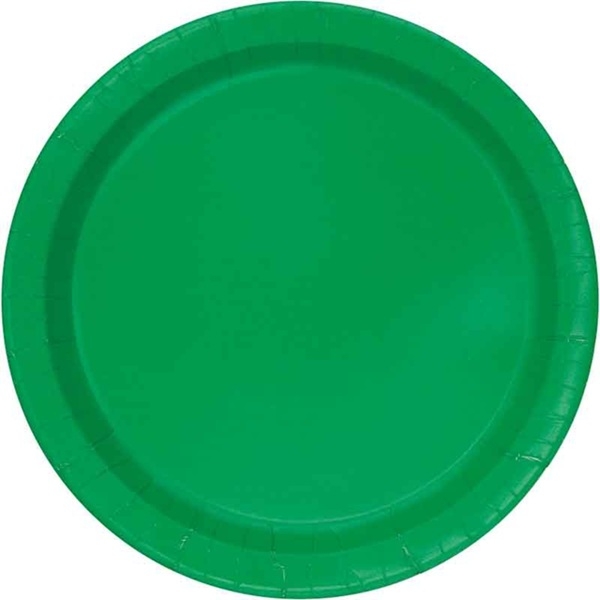 GRØNNE PAPPTALLERKENER