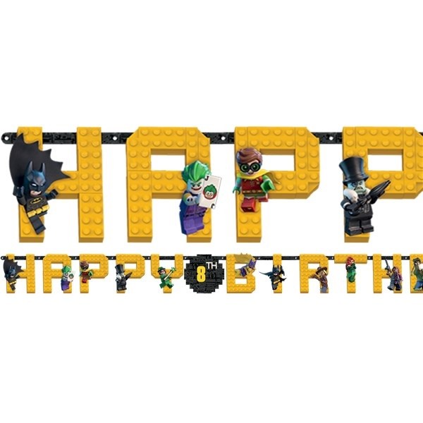 LEGO BATMAN BURSDAGSBANNER