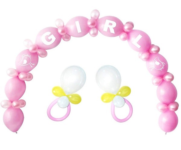 BABY GIRL BALLON ARCH KIT