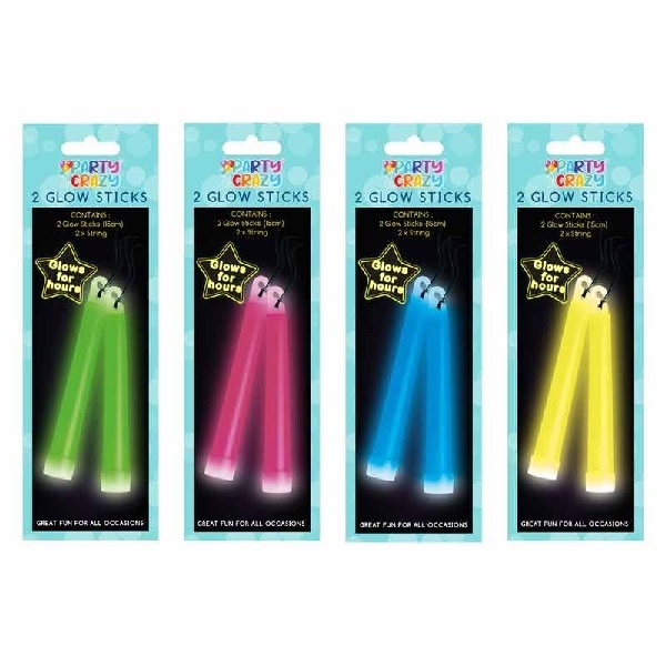 SELVLYSENDE GLOW STICKS (2 stk)